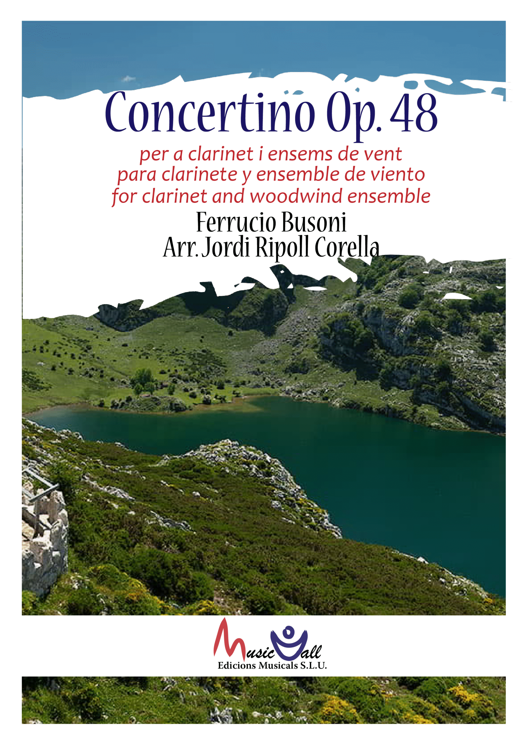 Concertino Op. 48, para clarinete y ensemble de viento