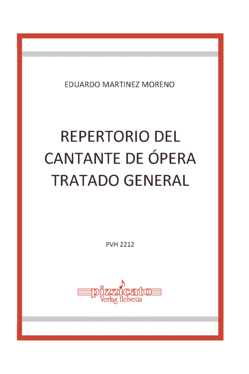 Repertorio del cantante de Ópera. Tratado general